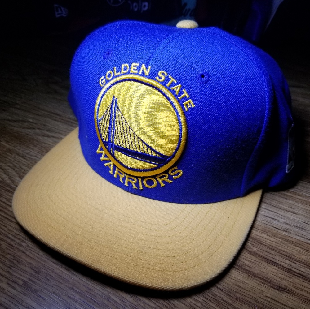 Mitchell & Ness Warriors Hat Rare Big Logo